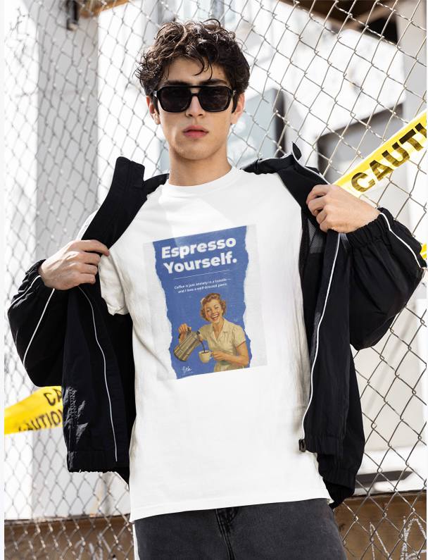 OVERSIZE T-SHIRT UNISEX ART RETRO SEK