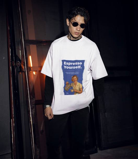 OVERSIZE T-SHIRT UNISEX ART RETRO SEK