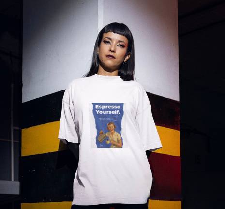 OVERSIZE T-SHIRT UNISEX ART RETRO SEK